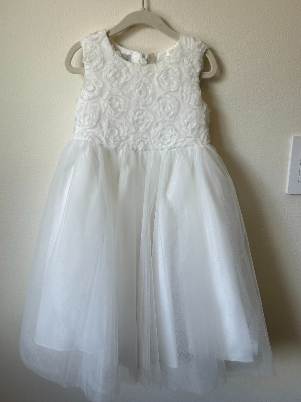 Azazie Tulle Ivory Flower Girl Dress
